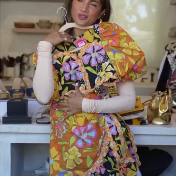 New CeliaB Acacia Ruffle Floral Mini Skirt - Picture 5 of 6